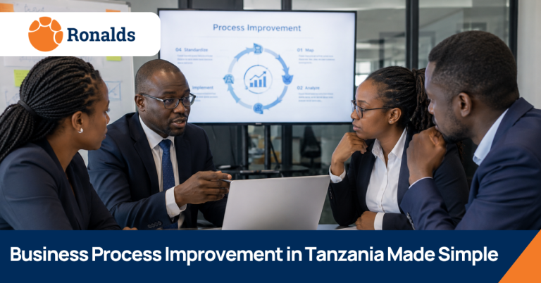 Business process improvement consulting meeting in Tanzania